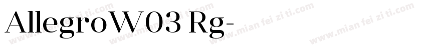 AllegroW03 Rg字体转换
